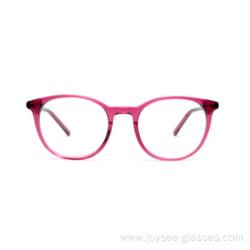 New Model Classical Round Full-rim Acetate Glasses Frames Eyewear